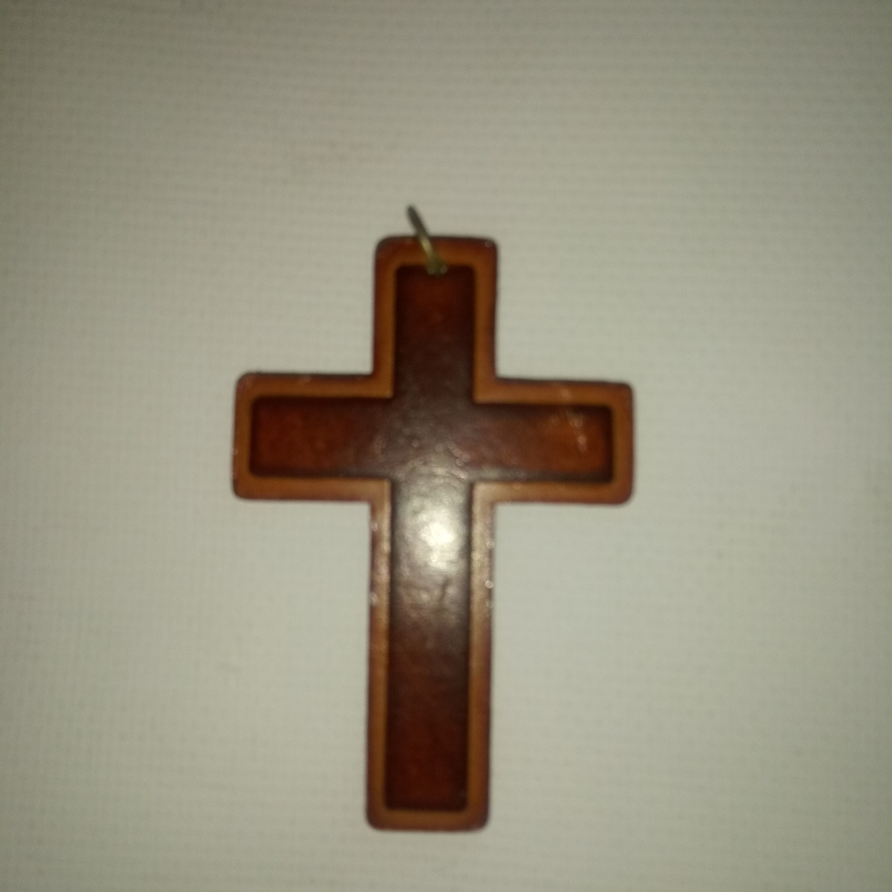 Men's leather cross